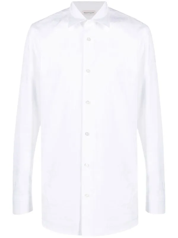 Alexander McQueen ロゴ シャツ | ホワイト | FARFETCH JP