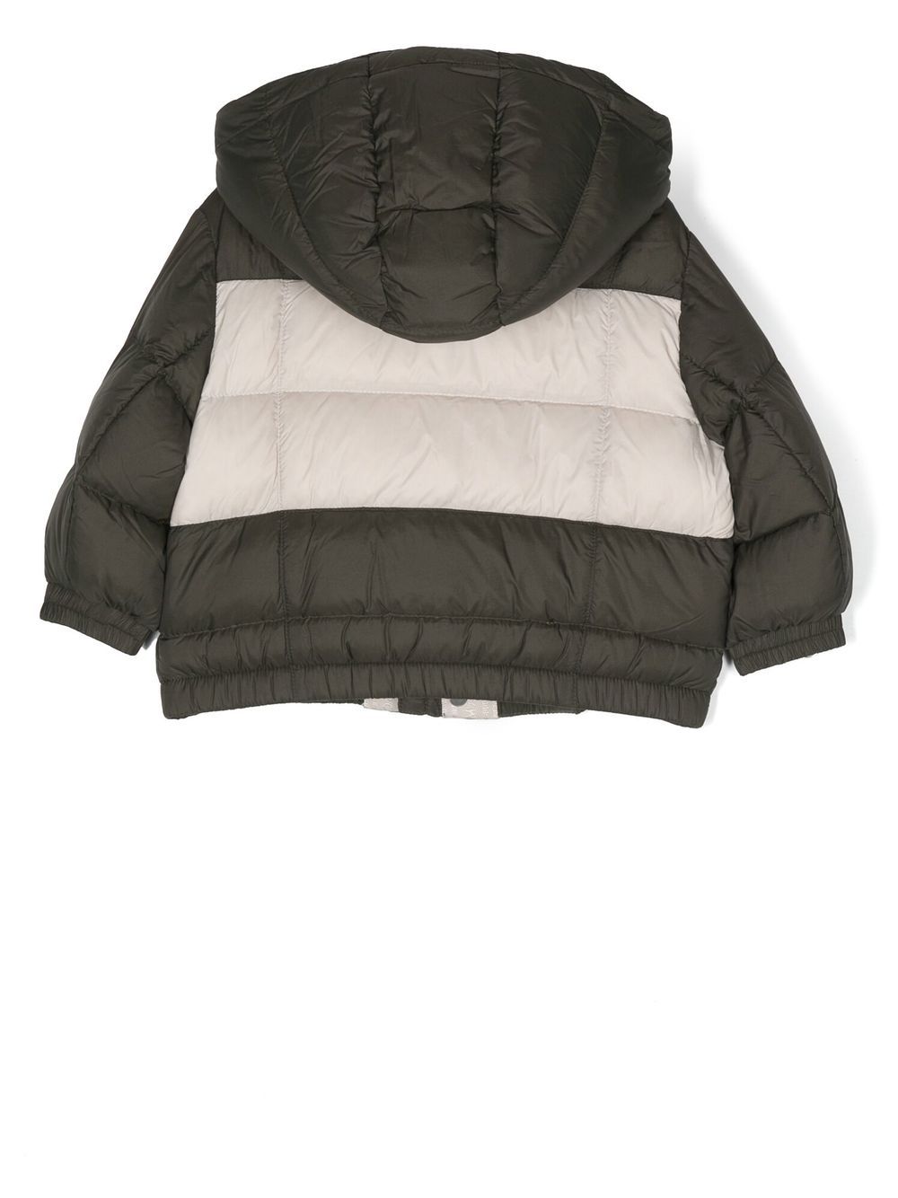 Emporio Armani Kids Tweekleurig donsjack - Groen