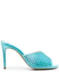 P.A.R.O.S.H. 100mm crystal-embellished sandals - Blue