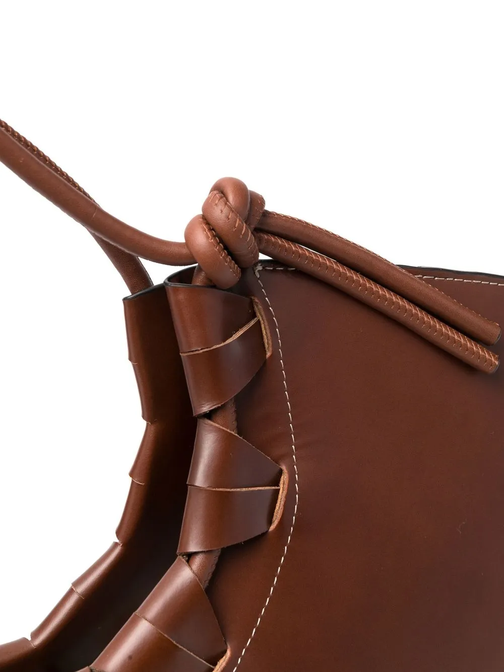 Hereu Cordell Matte Basket Bag In Brown ModeSens