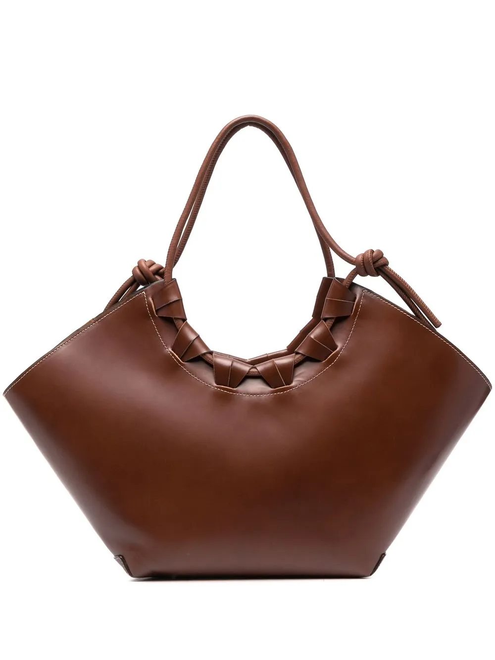 

Hereu Cordell matte basket bag - Brown