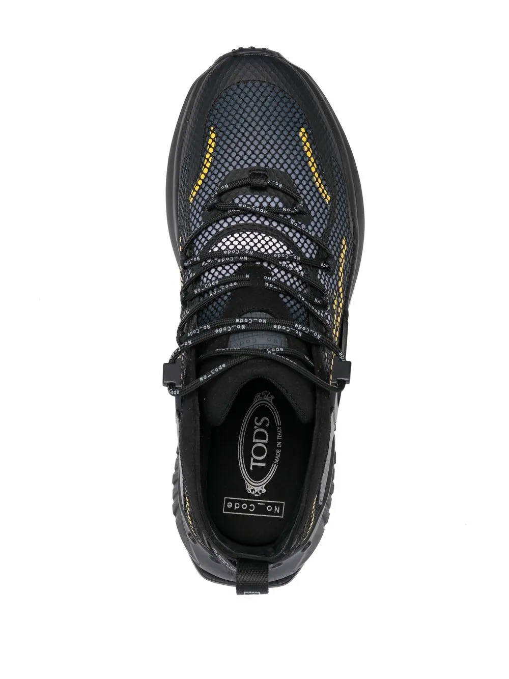 Tod's Low-top Mesh Sneakers In Black