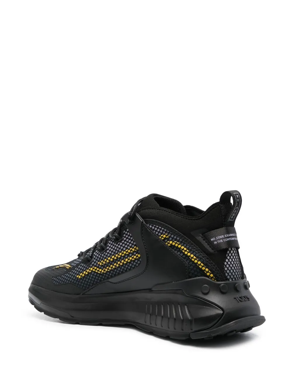 Tod's Low-top Mesh Sneakers In Black