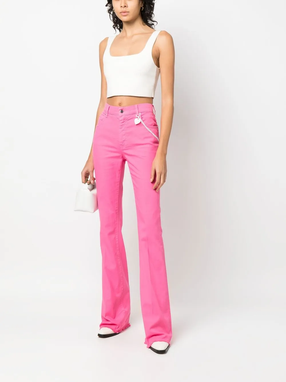 Love Moschino Flared jeans - Roze