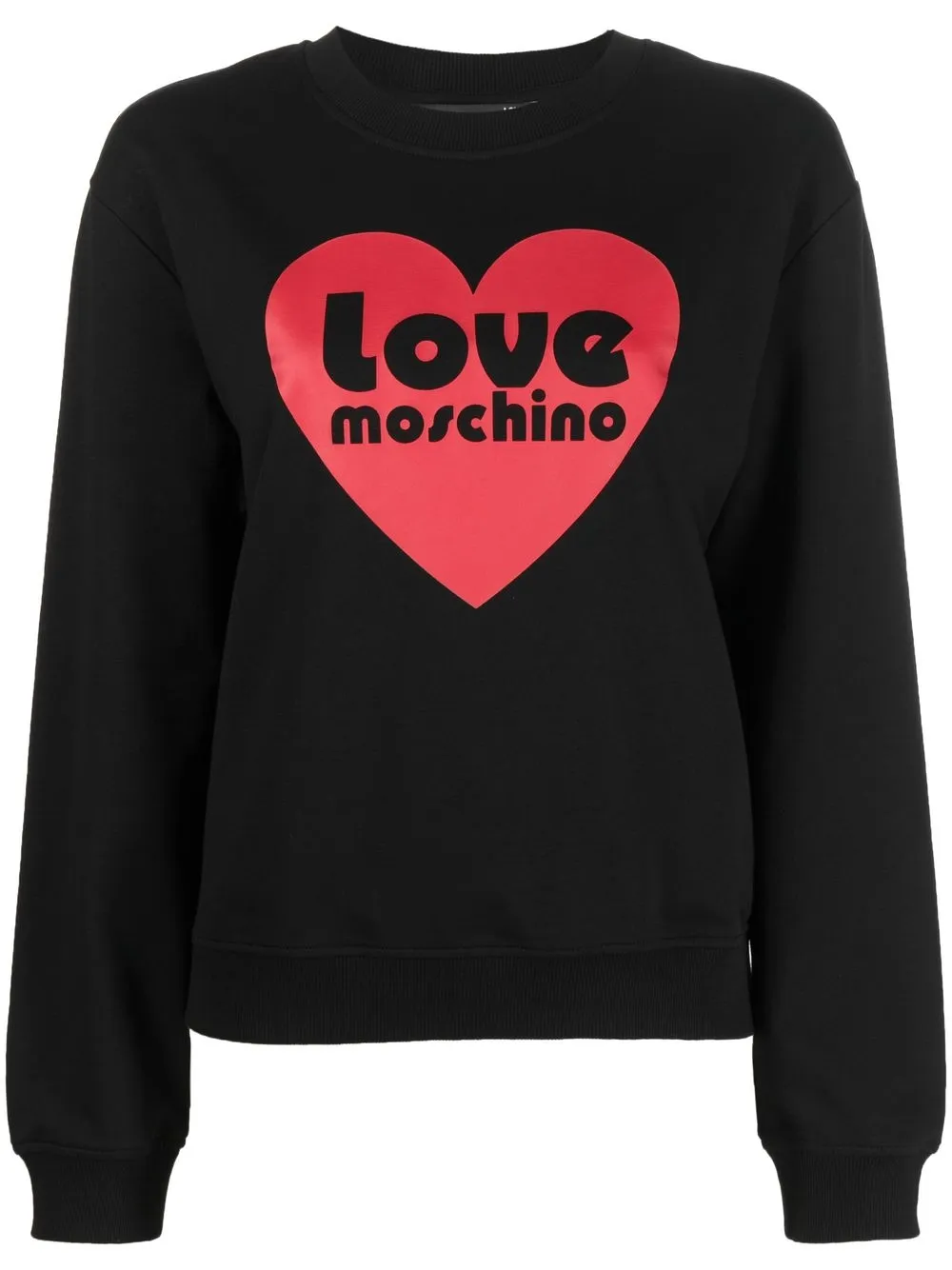 Love moschino sweatshirt on sale black