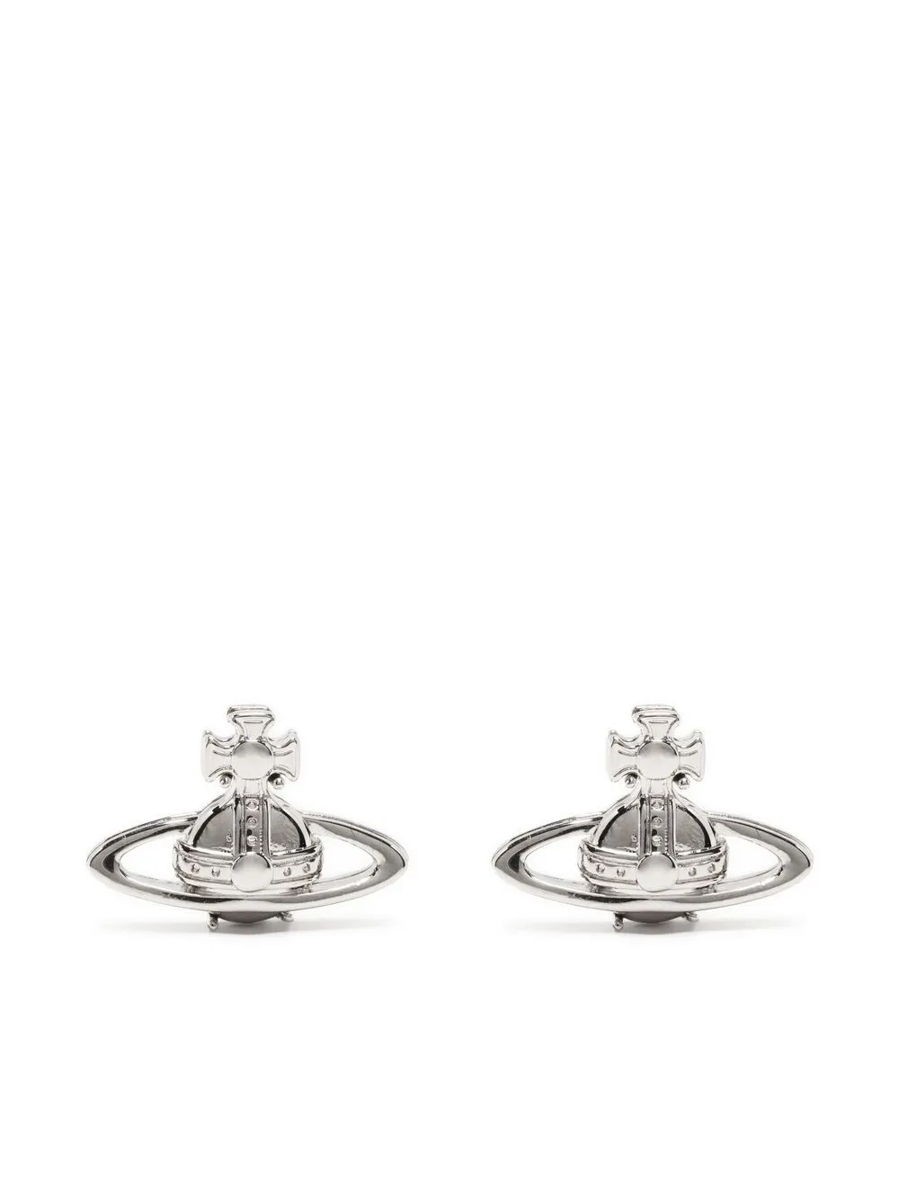 

Vivienne Westwood Orb-plaque earrings - Silver