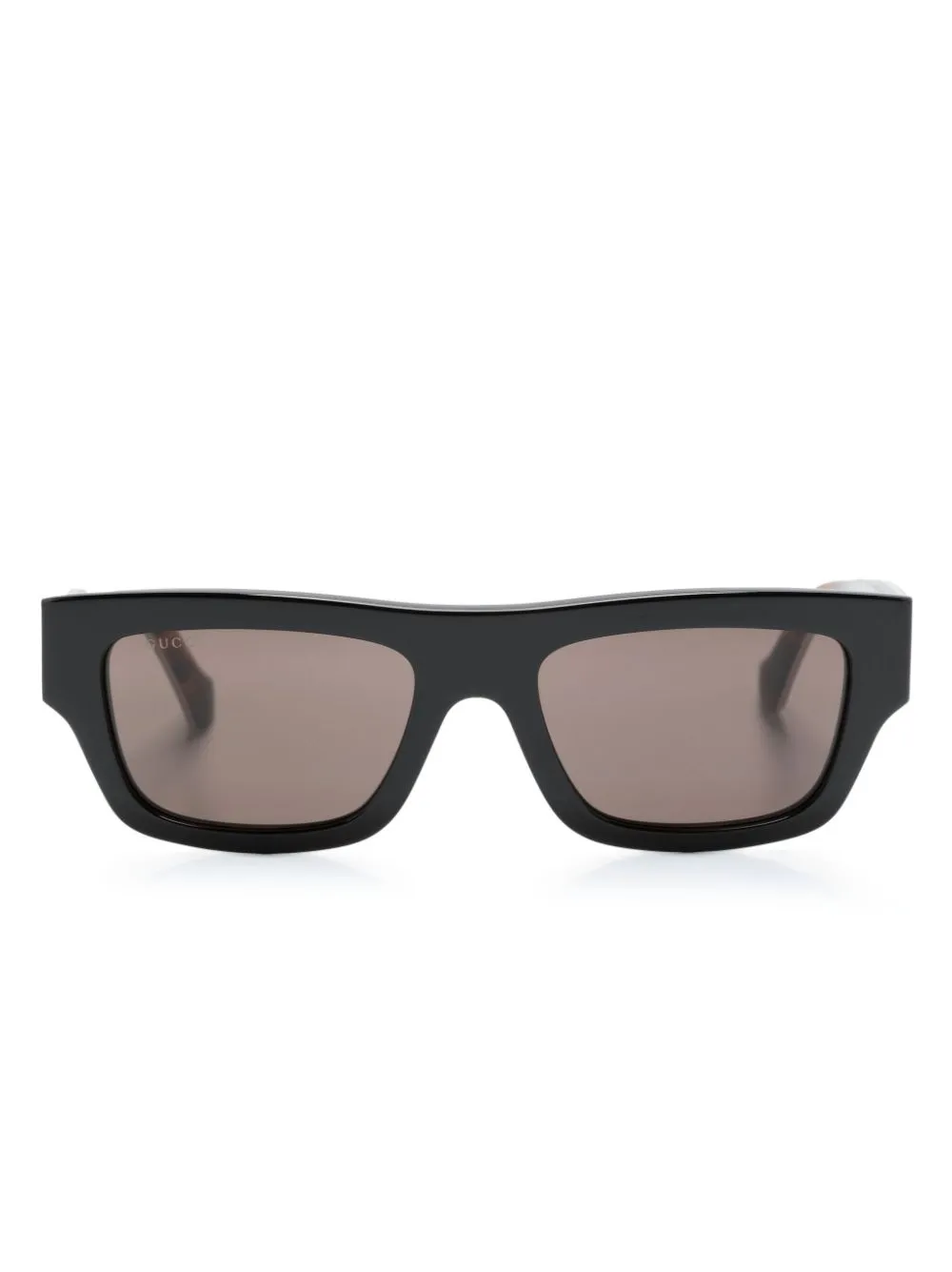 Gucci Eyewear square-frame tinted sunglasses | Black | Image 1