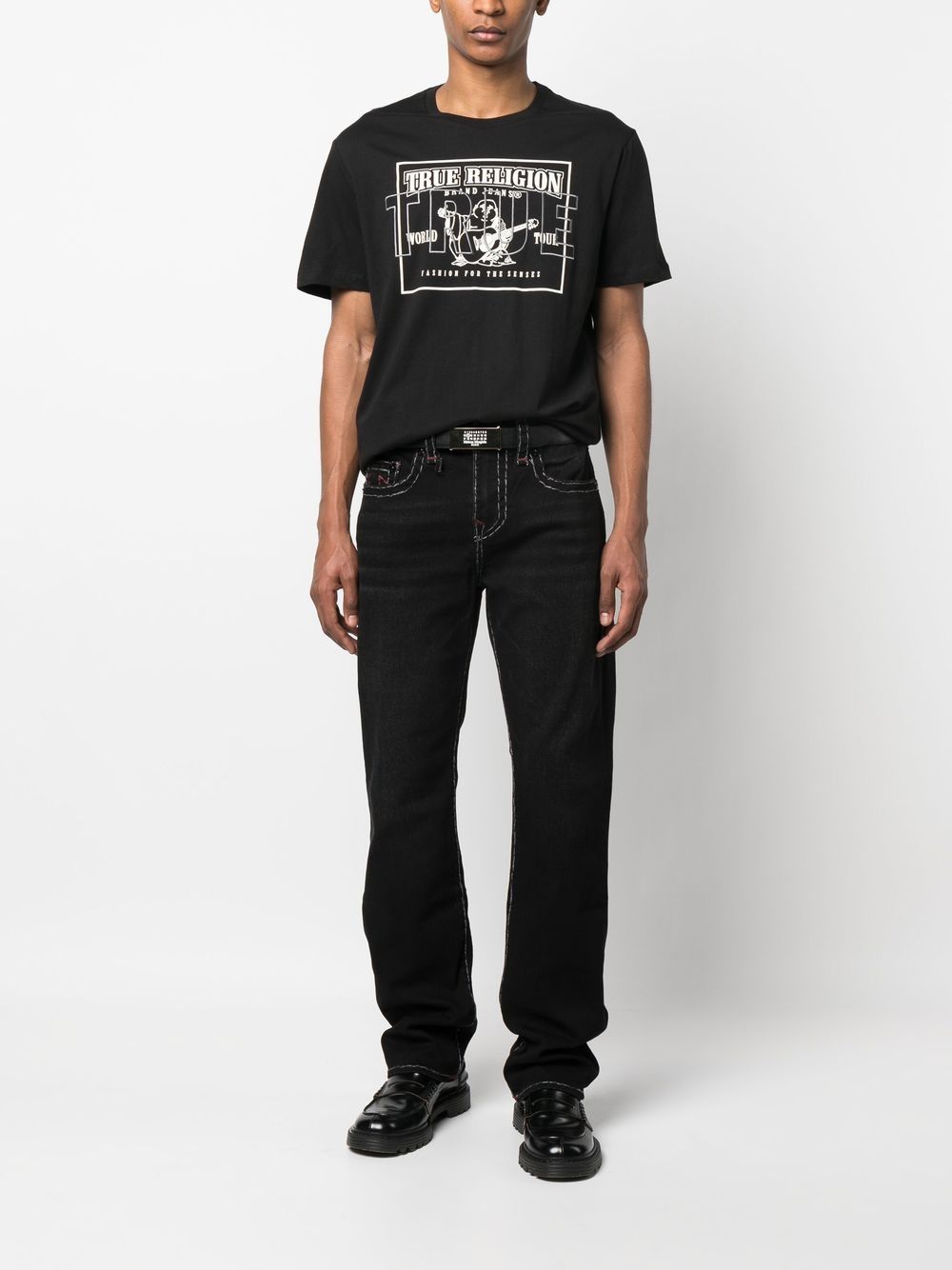 True Religion Straight jeans - Zwart