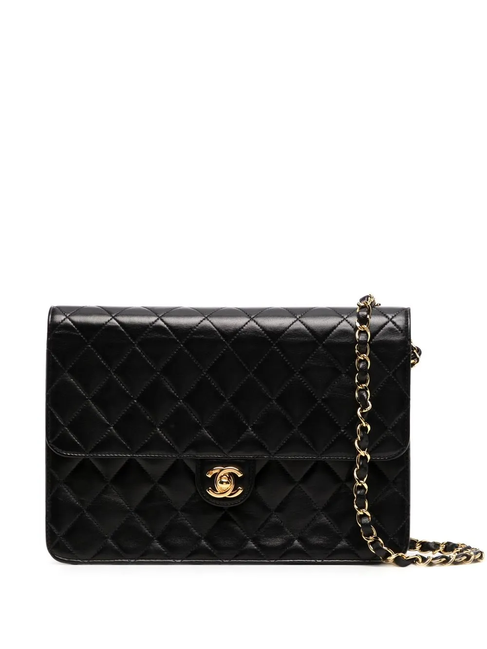 

Chanel Pre-Owned 2000 CC Turn-lock diamond-quilted shoulder bag - Black