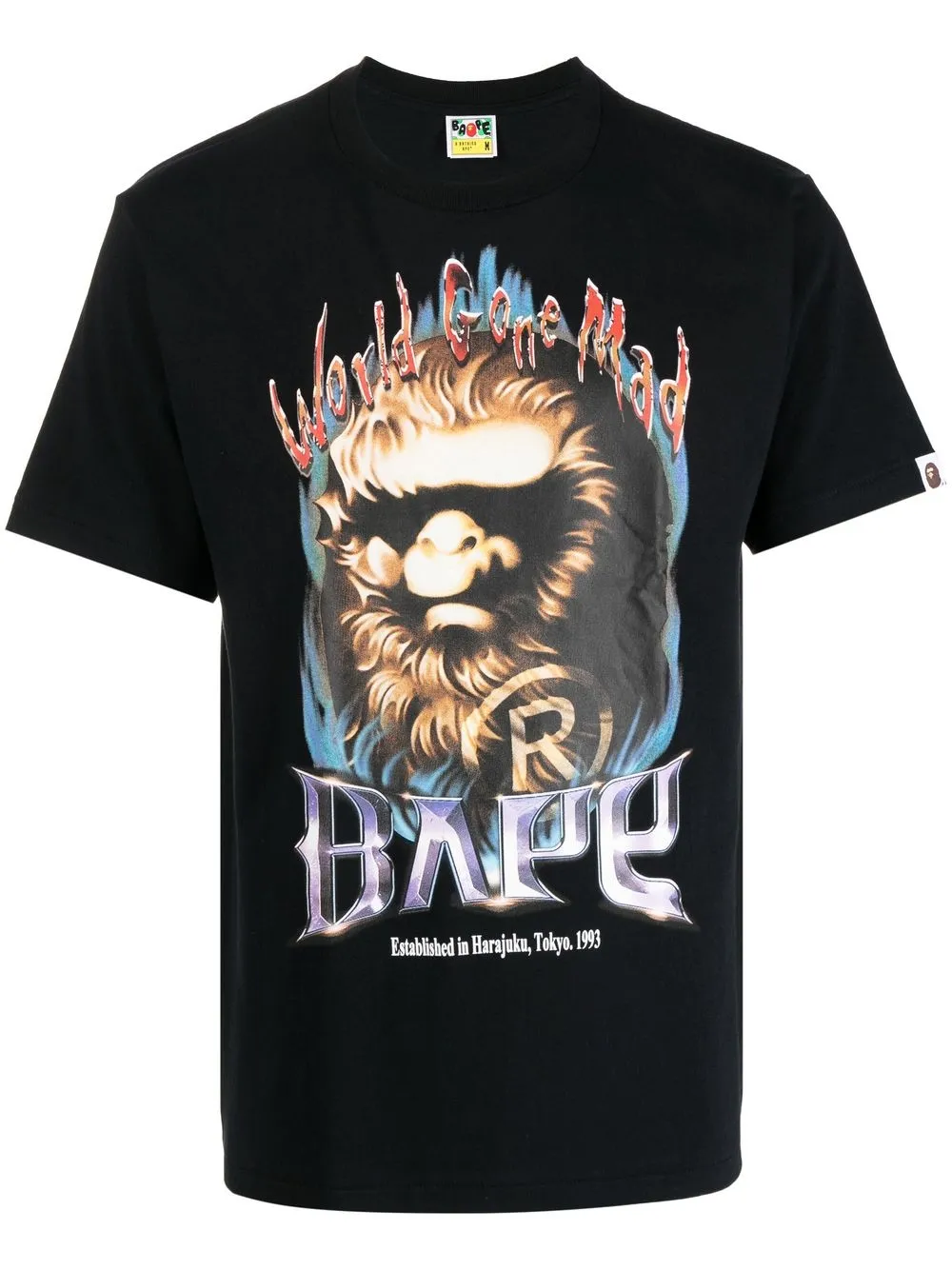 

A BATHING APE® graphic-print short-sleeve T-shirt - Black