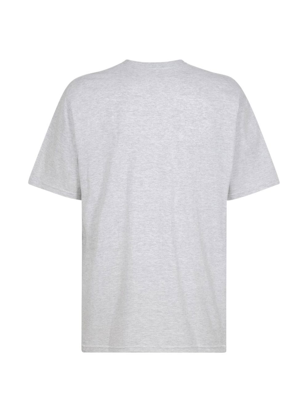 Supreme T-shirt met tekst - Grijs