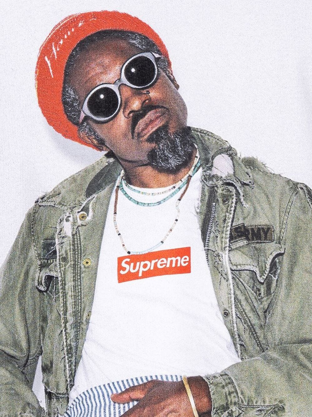 Supreme Andre 3000 Tee "heather grey"Tシャツ/カットソー(半袖/袖なし)