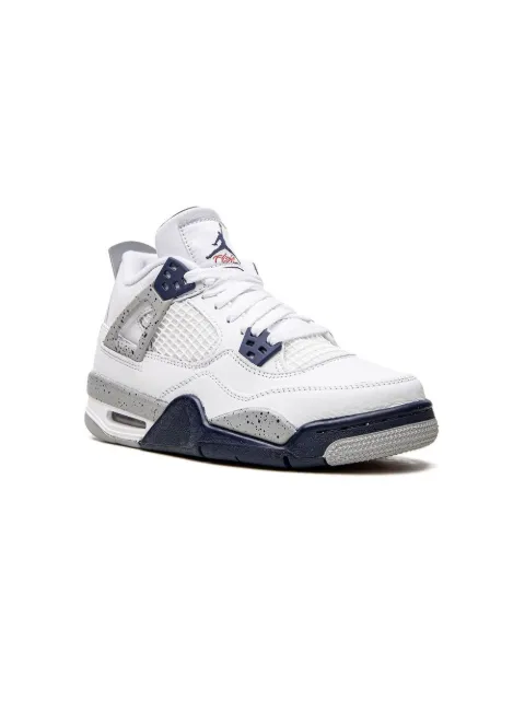 Jordan Kids Air Jordan 4 Retro "Midnight Navy" sneakers