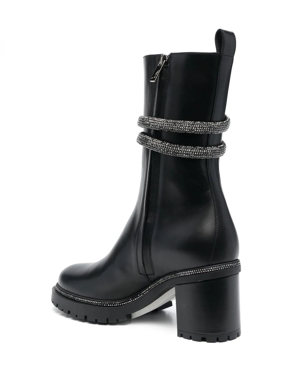  René Caovilla Cleo Embellished Chelsea Boots - Black 