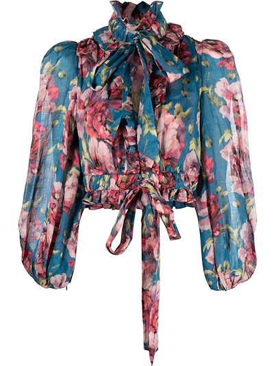 ZIMMERMANN - High Tide cropped blouse