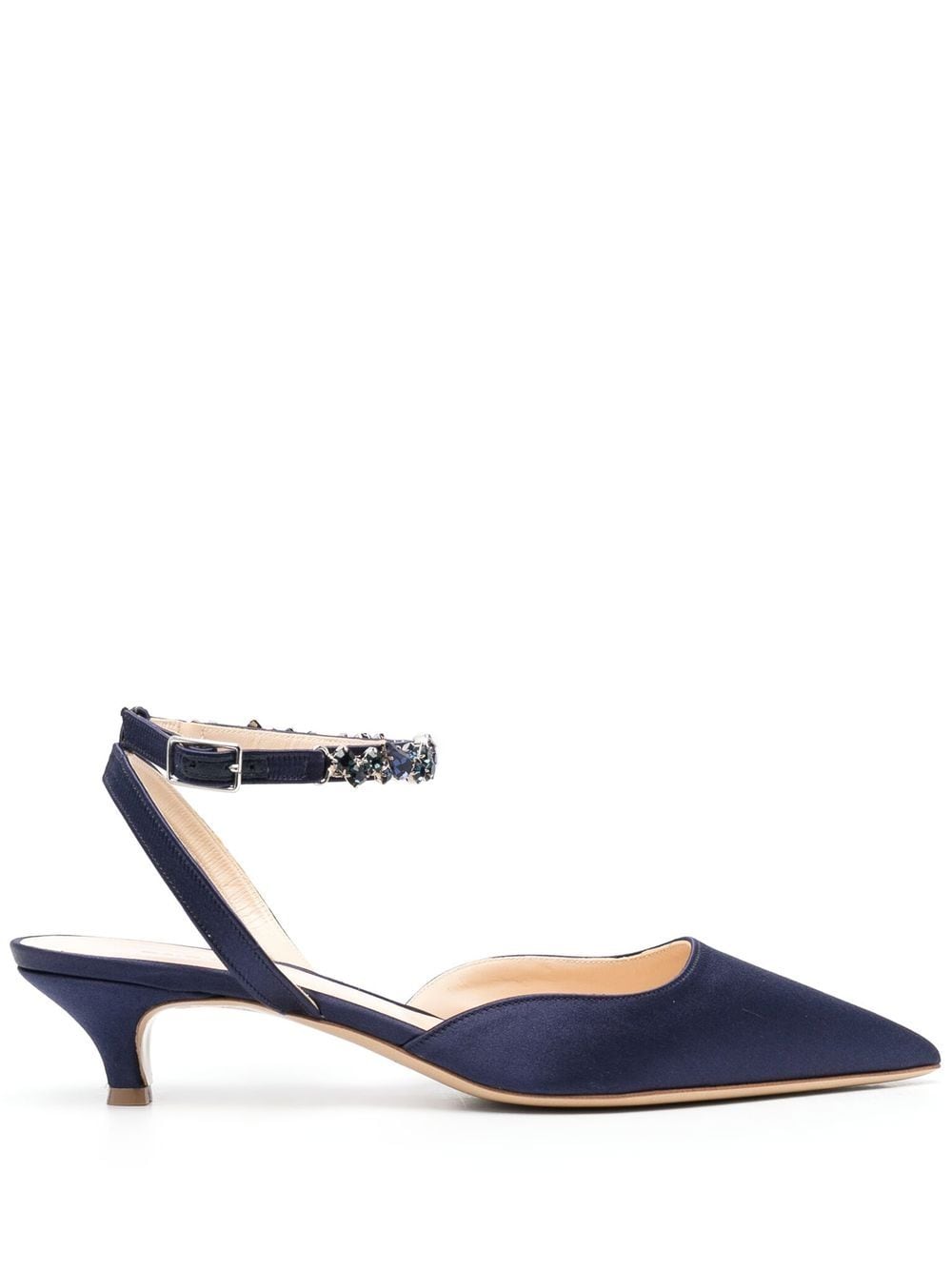 P.a.r.o.s.h Suede Pointed-toe Pumps In Blue
