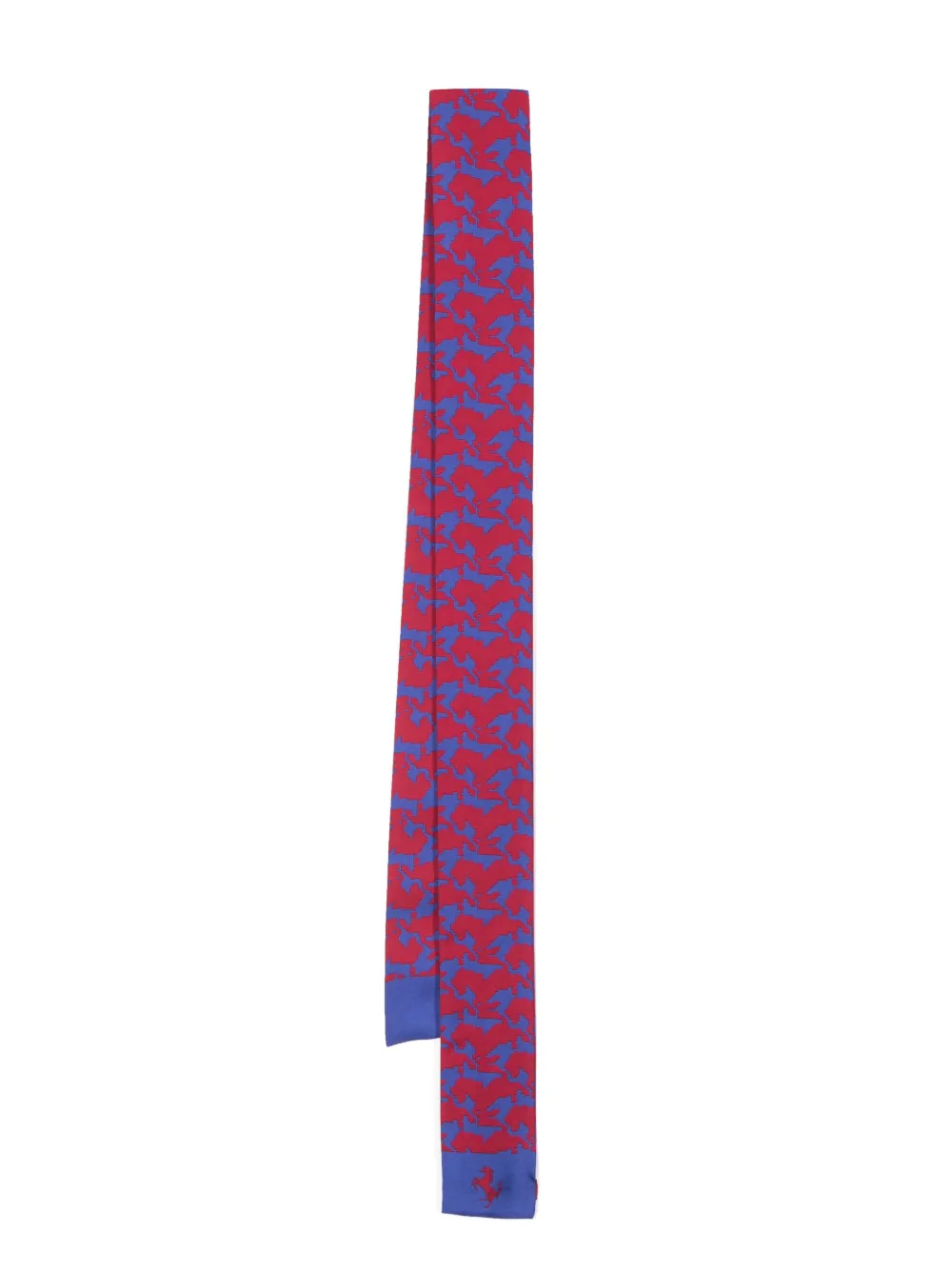 Ferrari graphic-print silk scarf - Red