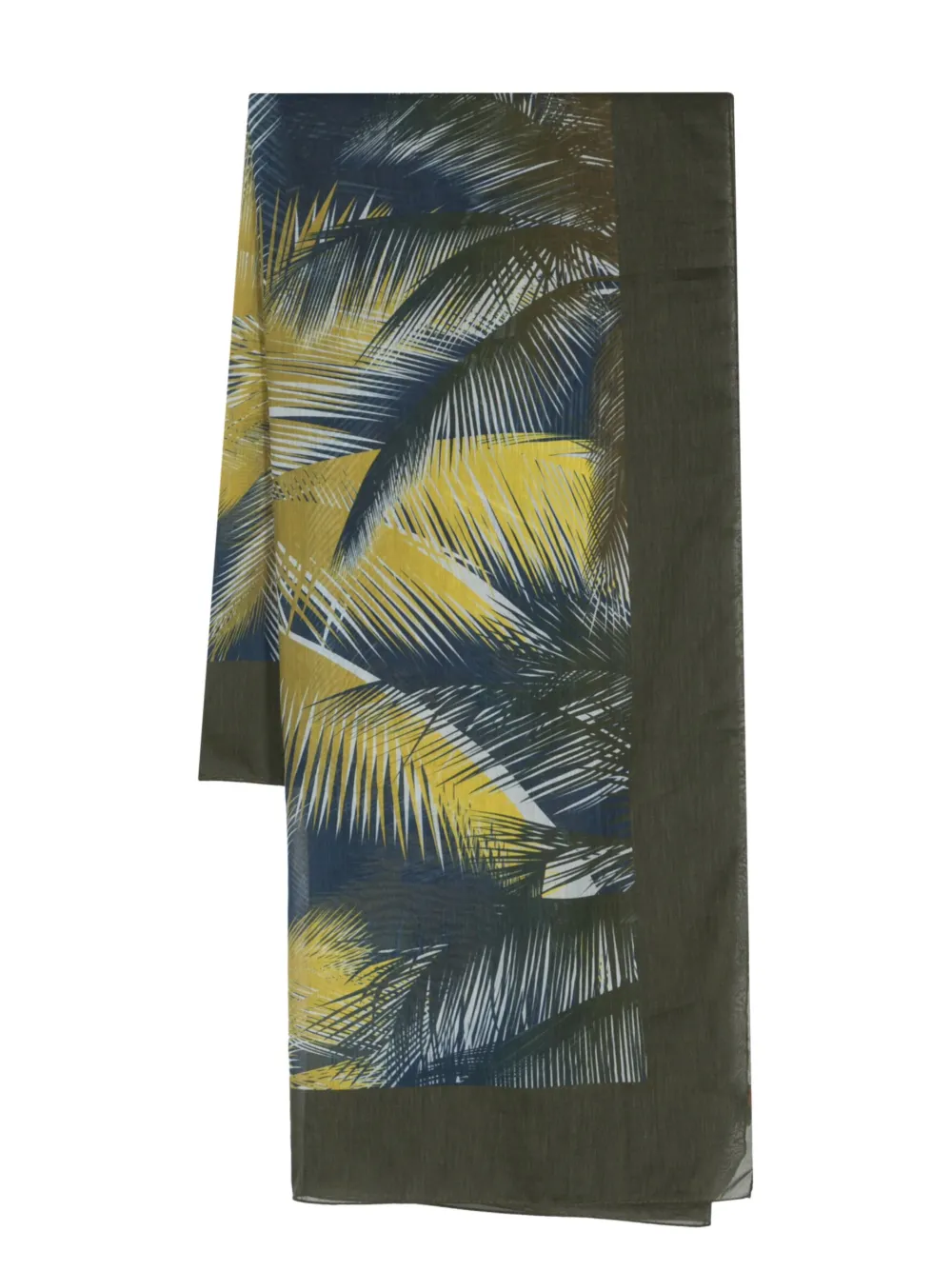 Ferrari tropical-print scarf - Green