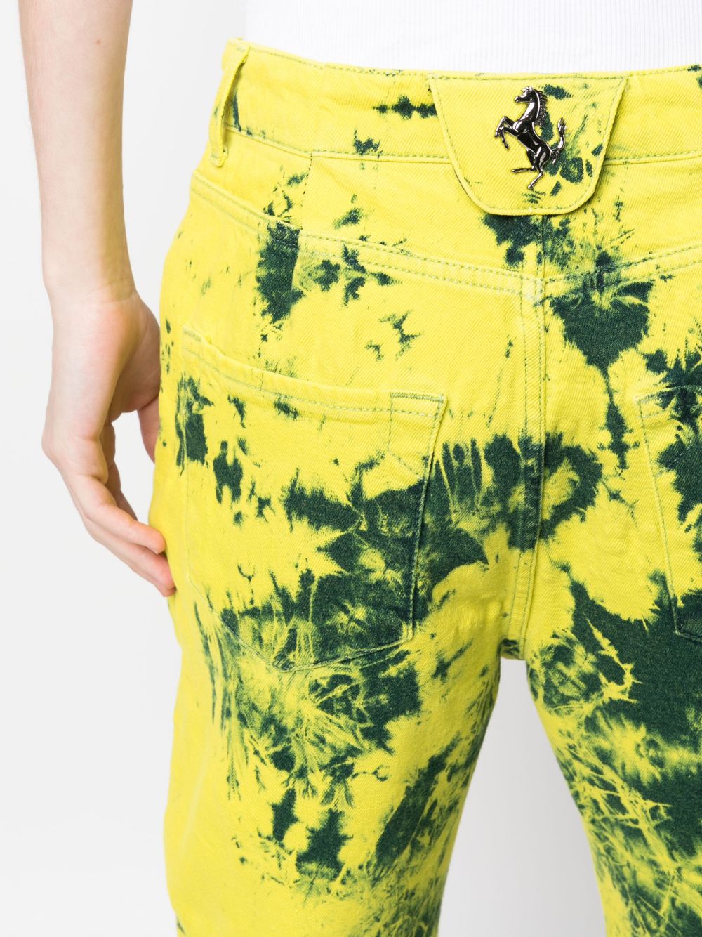 Ferrari tie-dye Denim Trousers - Farfetch