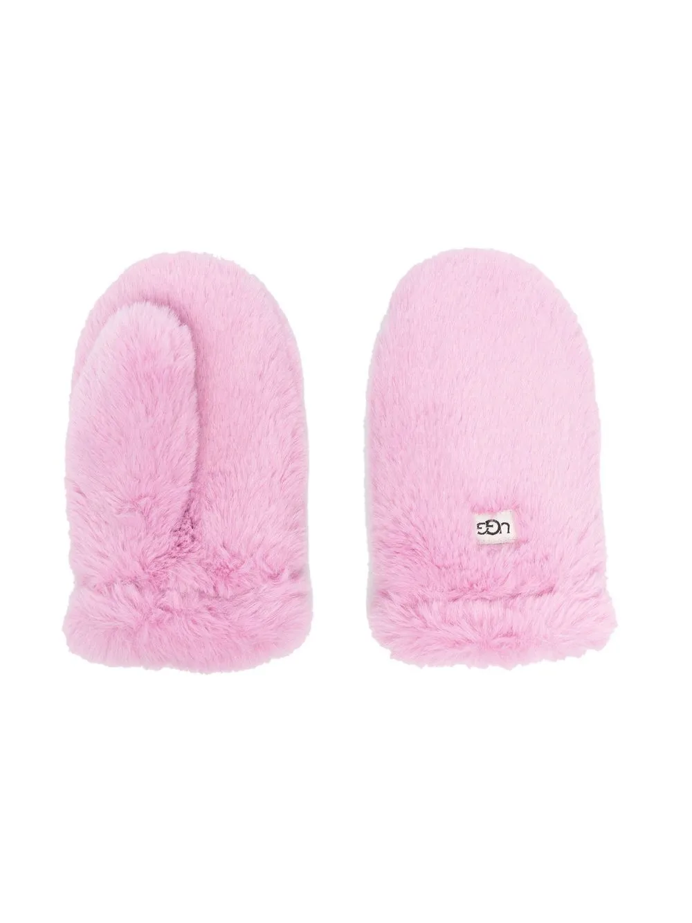 

UGG Kids faux-fur mittens - Pink