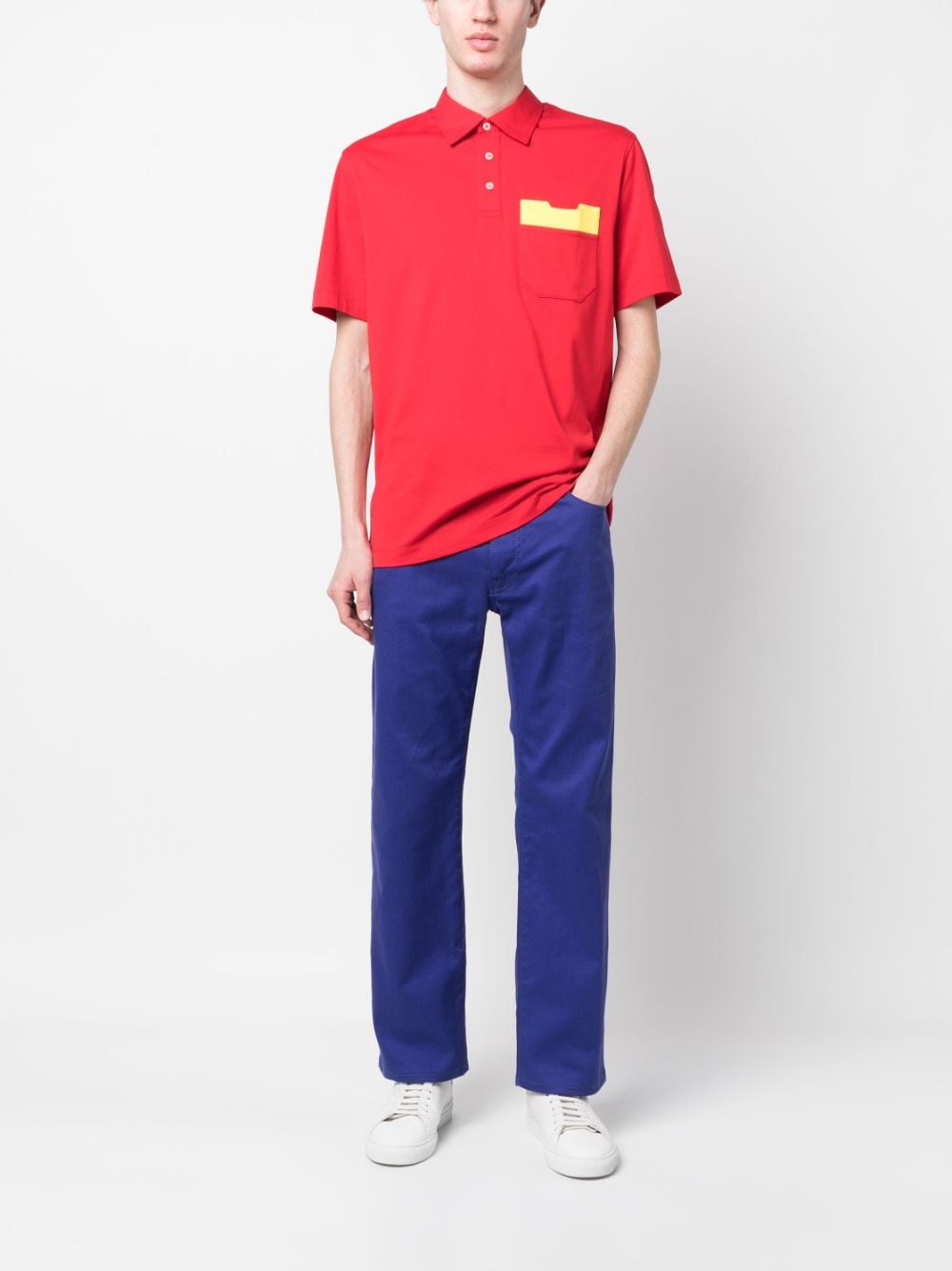 Ferrari Straight broek - Blauw