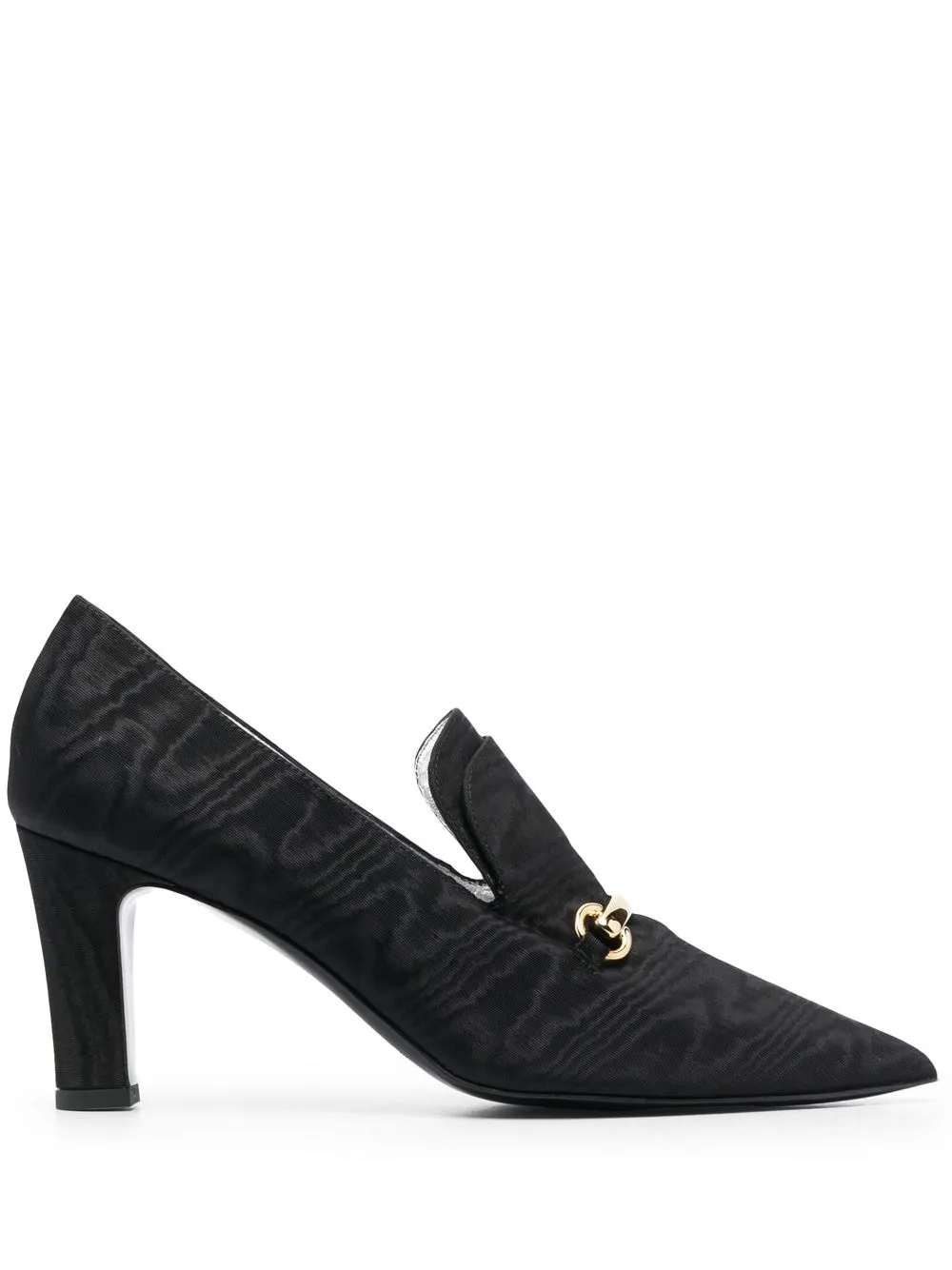

Suzanne Rae Blixen Lady 70mm moire-effect pumps - Black