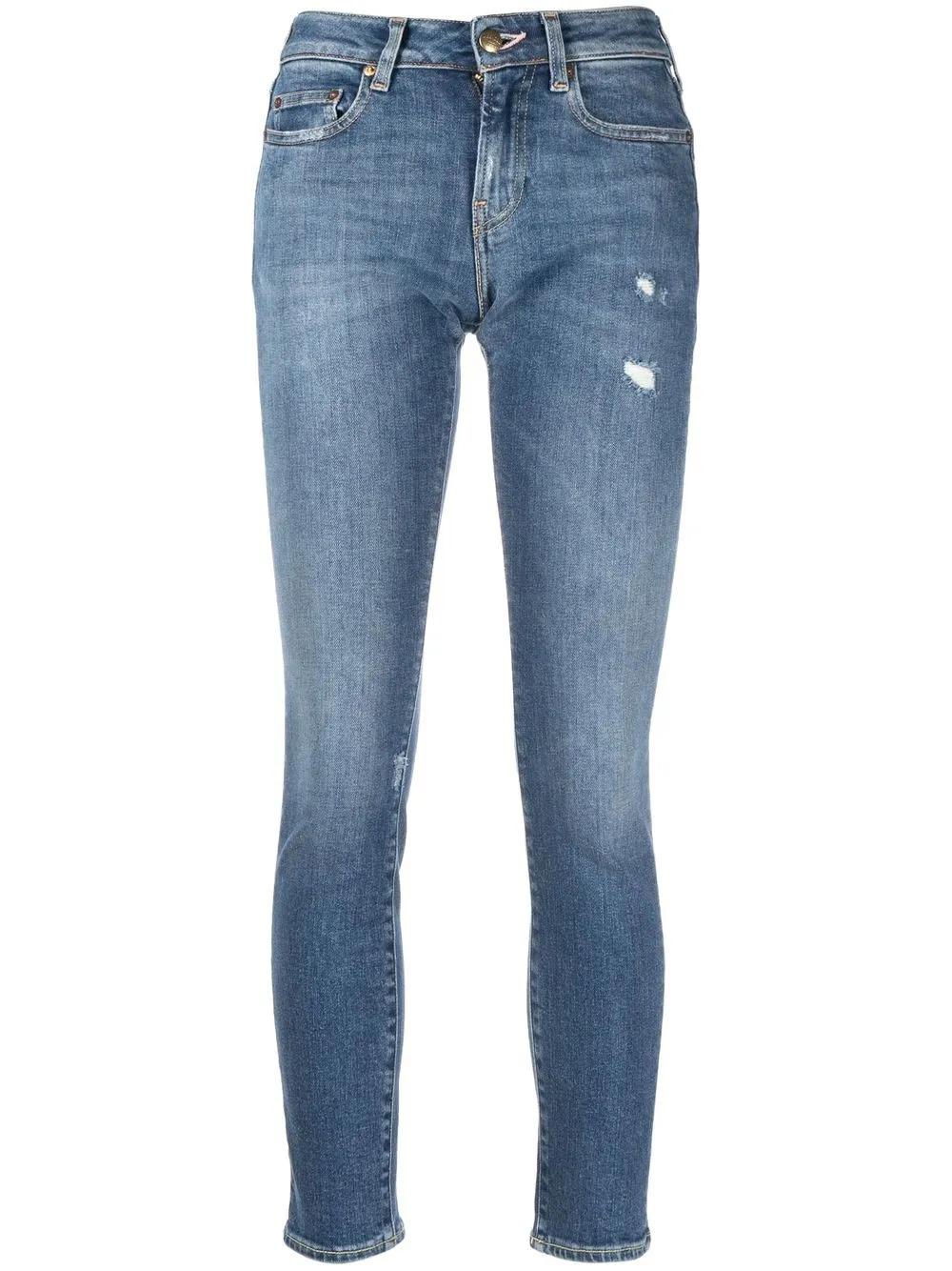 

Washington Dee Cee distressed skinny-cut jeans - Blue