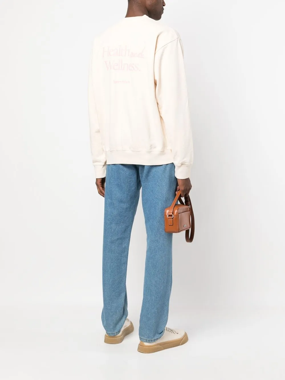 Sporty & Rich Sweater met print - Beige