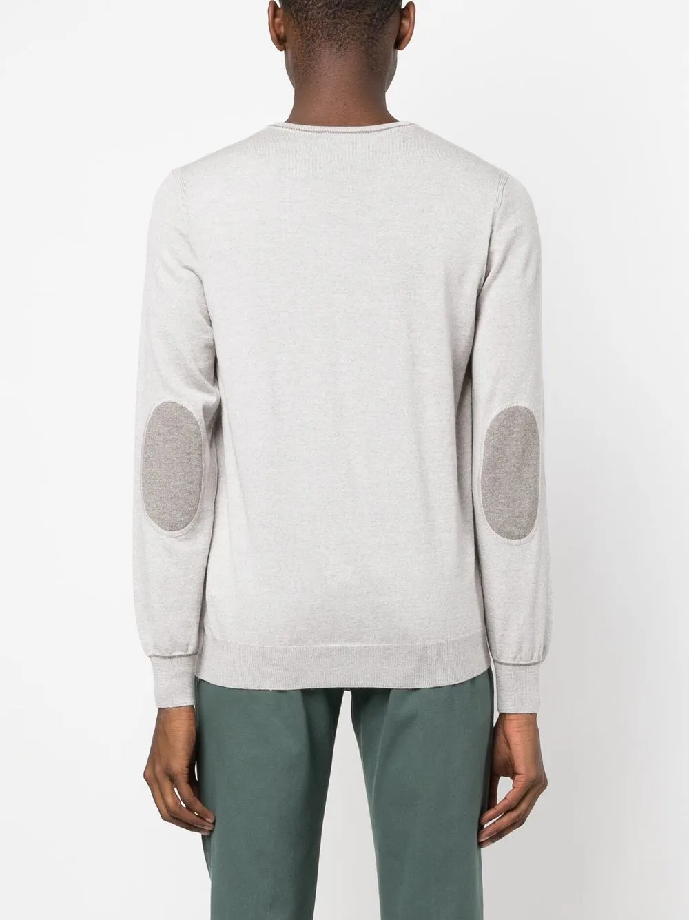 Fay elbowpatch Wool Sweater Farfetch