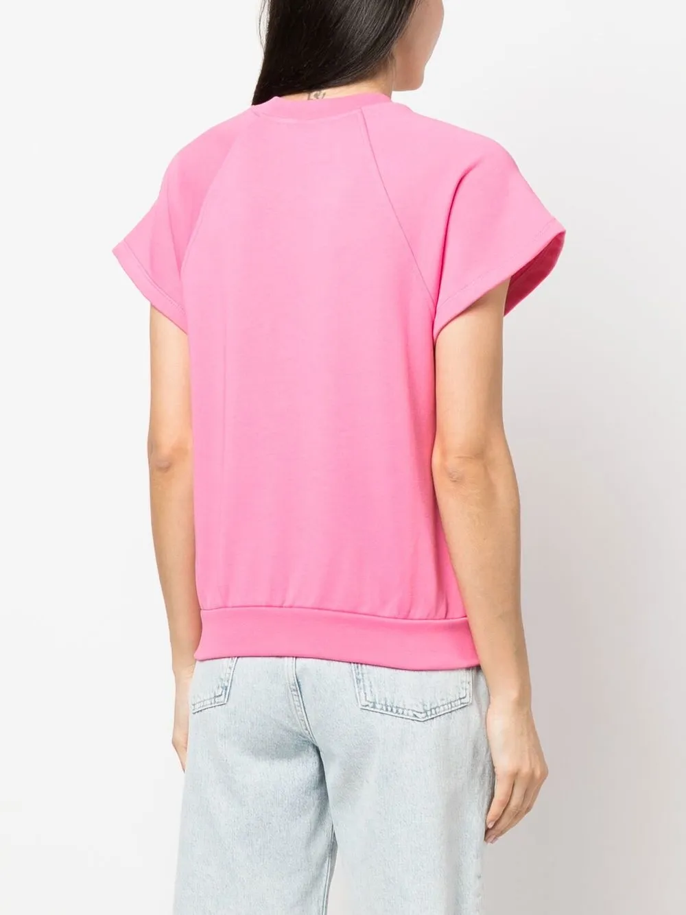 Love Moschino Love sheerdetail Top Farfetch