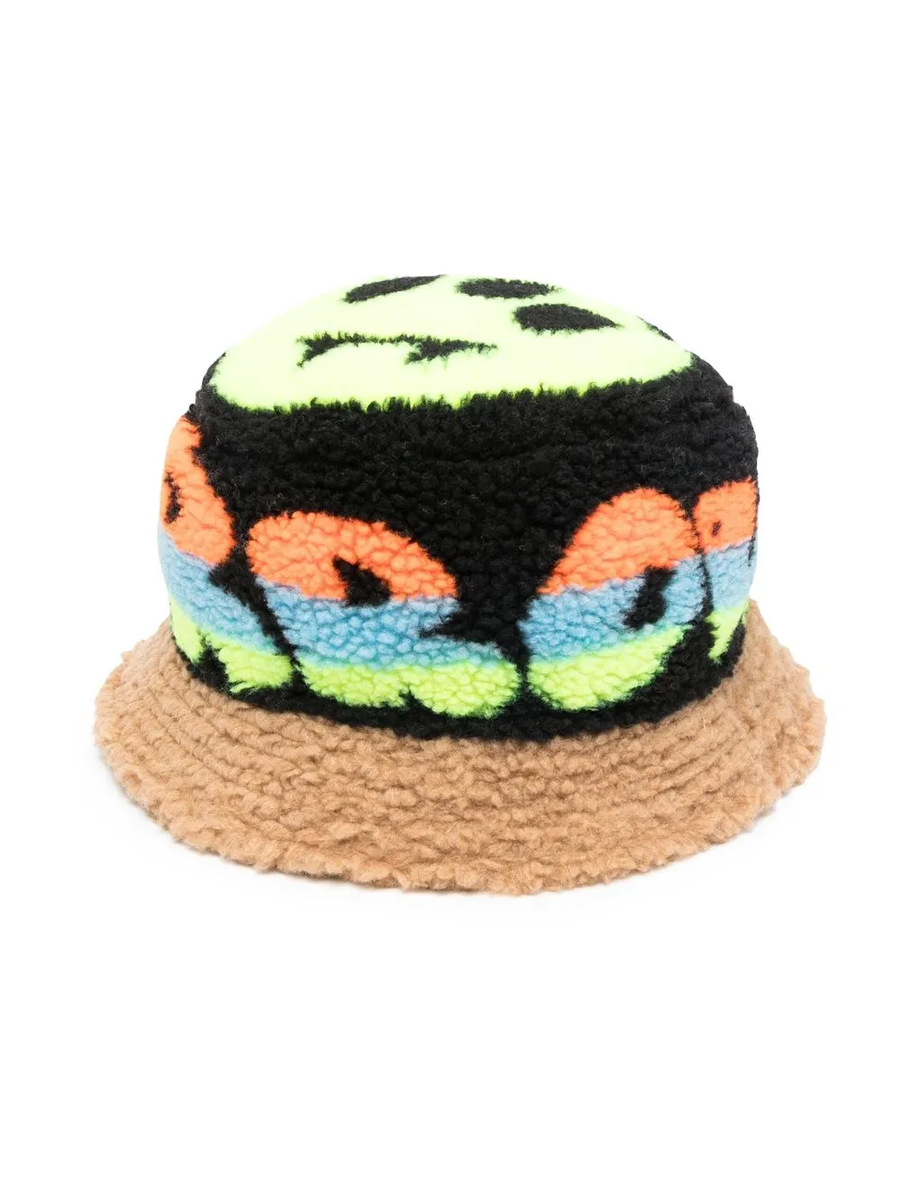 

Barrow kids logo-print fleece bucket hat - Green