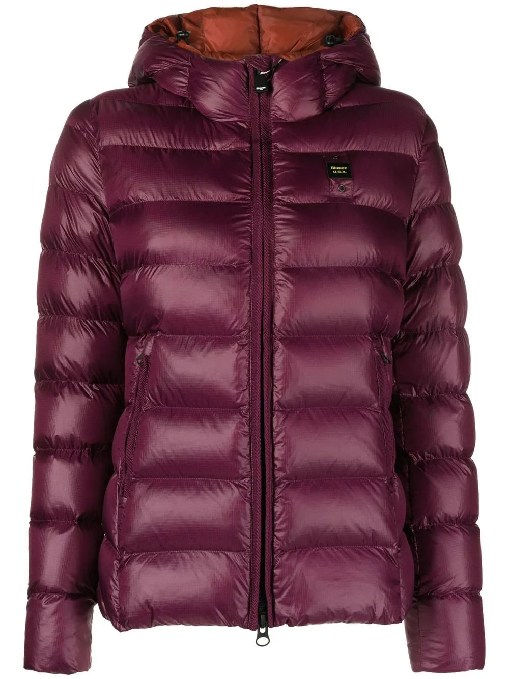 

Blauer Allison hooded puffer jacket - Purple