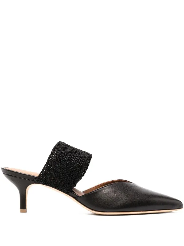 Malone Souliers 60mm Maisie Mules Black FARFETCH JO