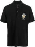 Billionaire embroidered-logo polo shirt - Black