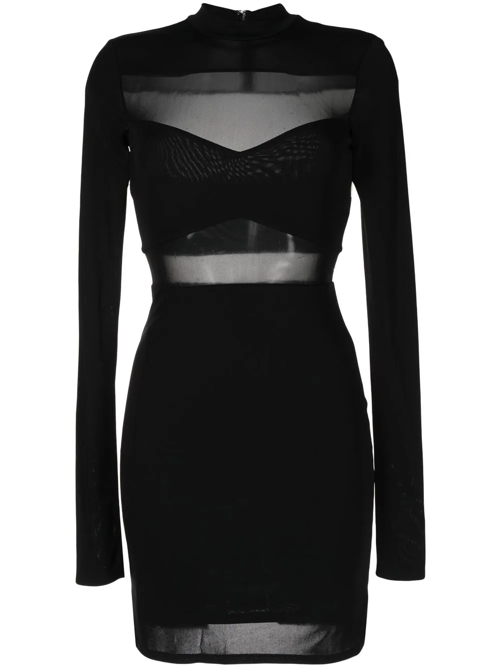 

STAUD Falcon semi-sheer dress - Black