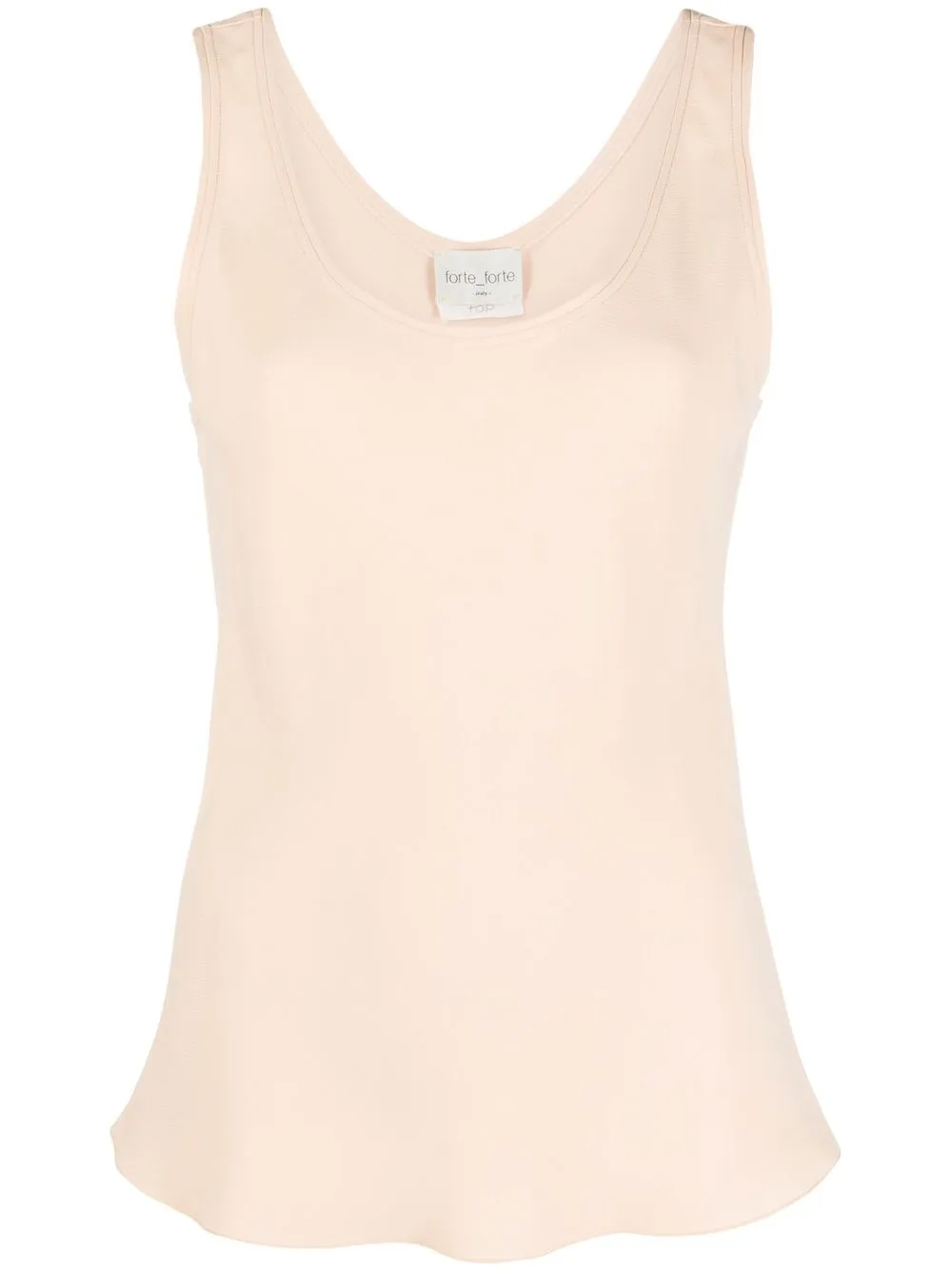 

Forte Forte flared-hem tank top - Neutrals