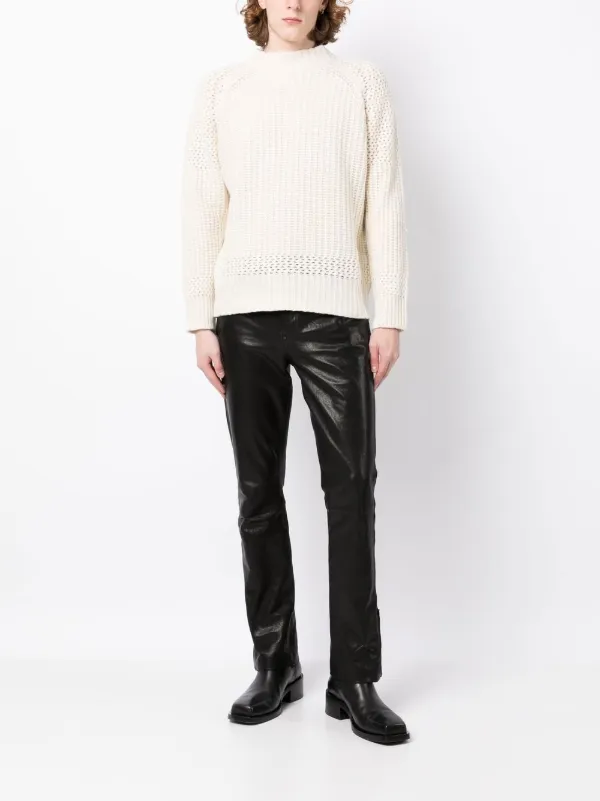 Trussardi waffle knit Cashmere Jumper Farfetch