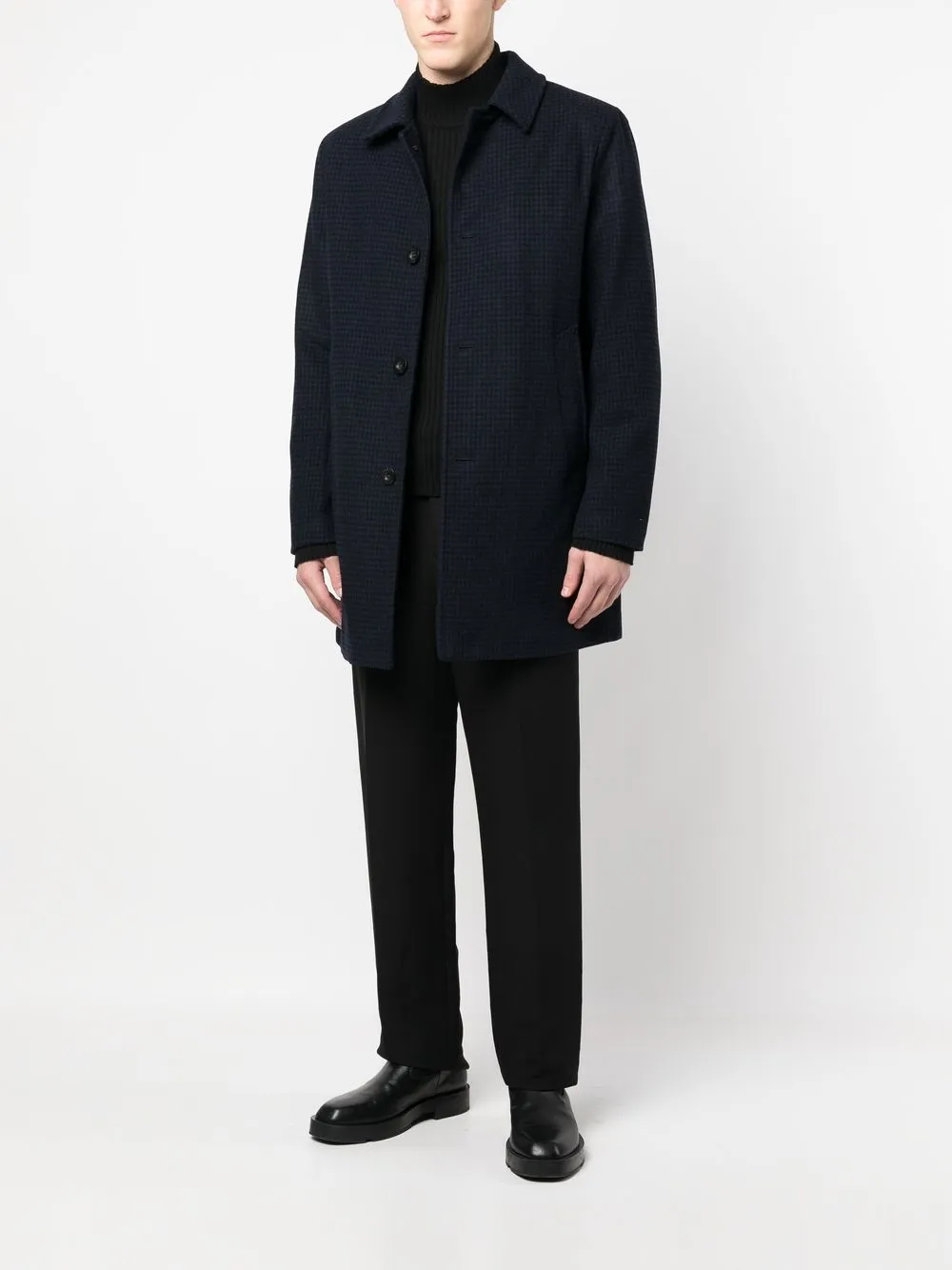 Paltò check-print Coat - Farfetch