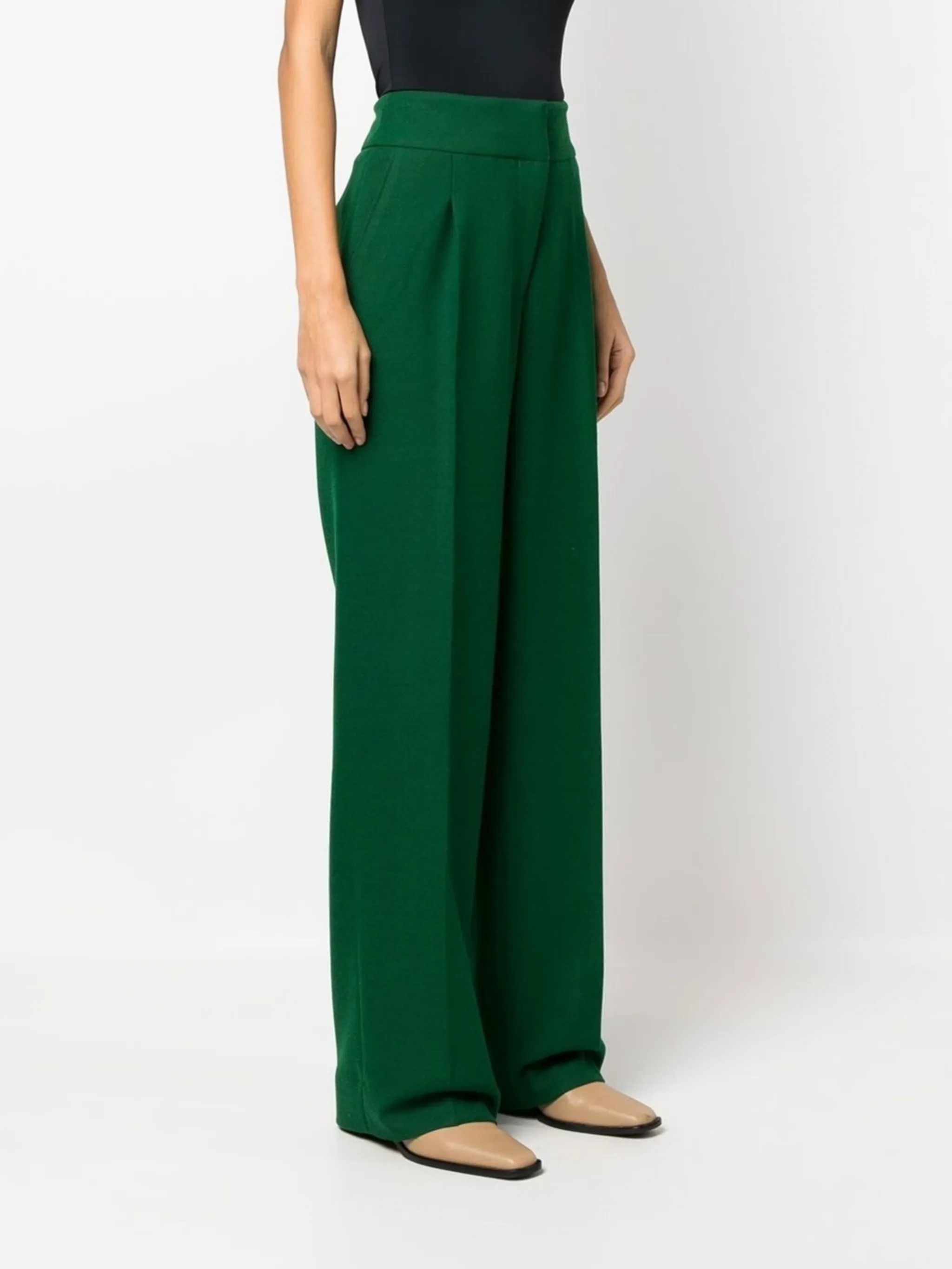 High Waisted Wide Leg Trousers Essentiel Antwerp