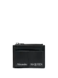 Alexander McQueen logo print cardholder - Black
