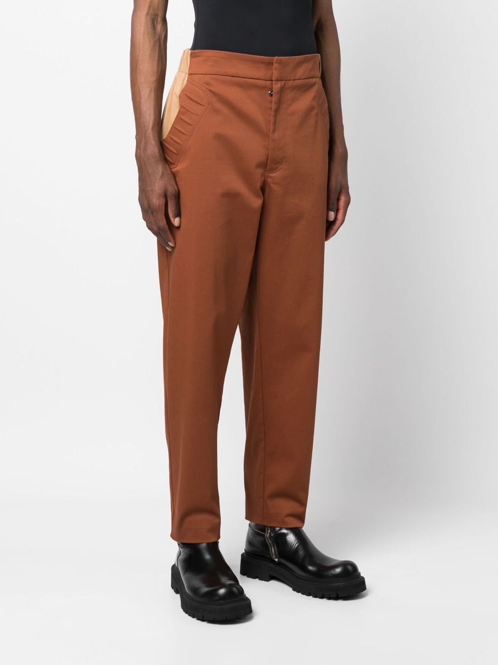 Ferrari colour-block-detail Tapered Trousers - Farfetch