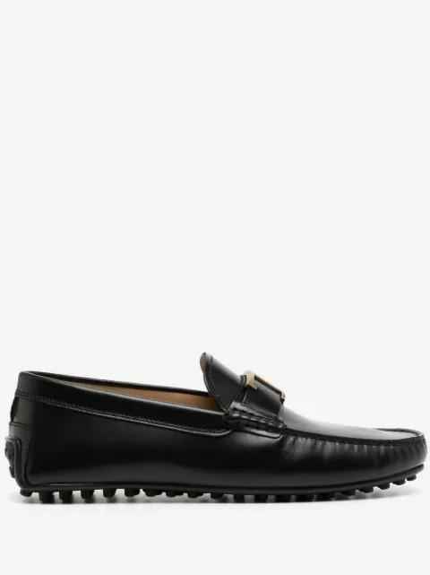 Tod's logo-plaque leather loafers