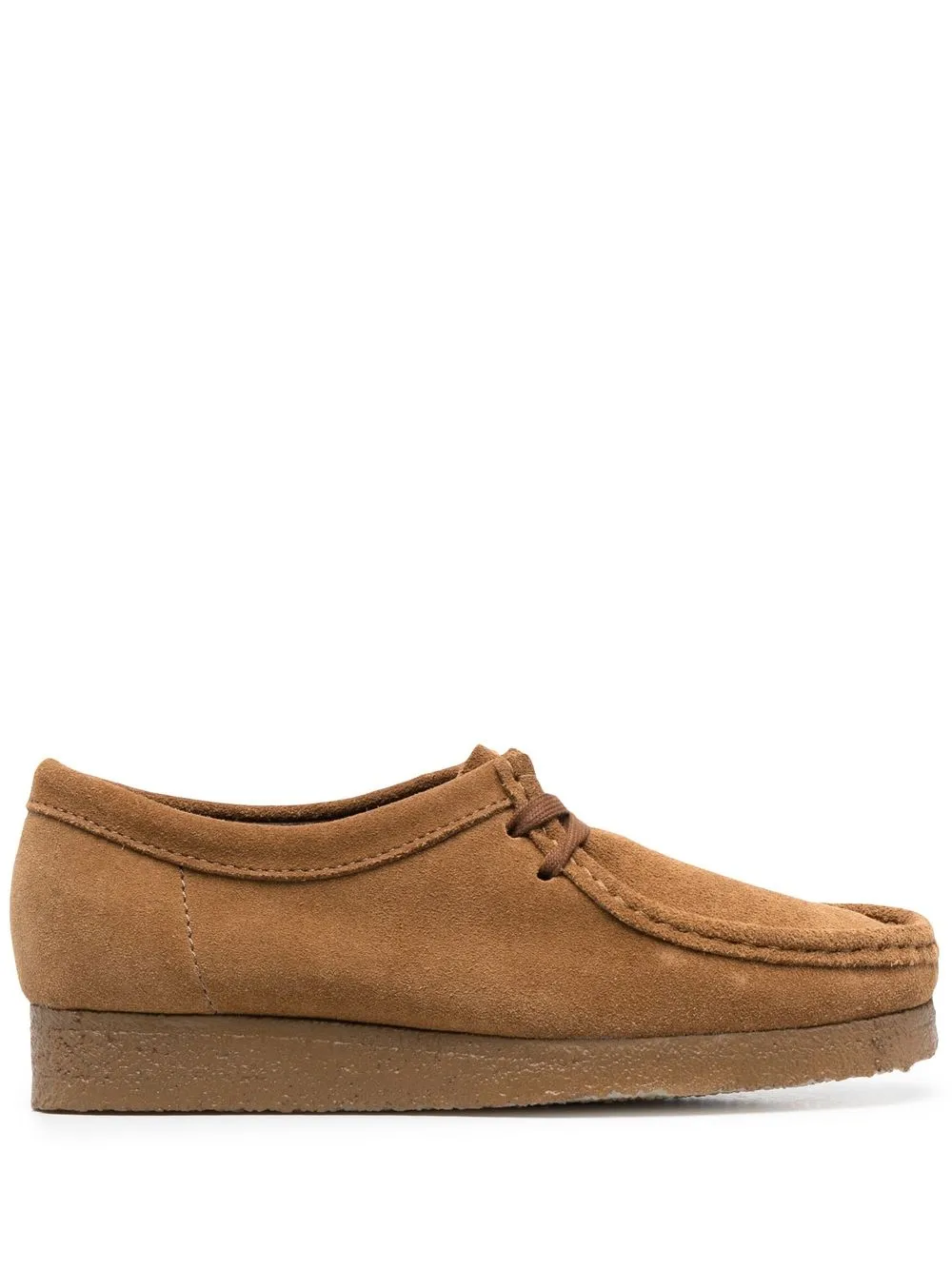 Clarks Suede Lace-up Oxford Shoes In Brown