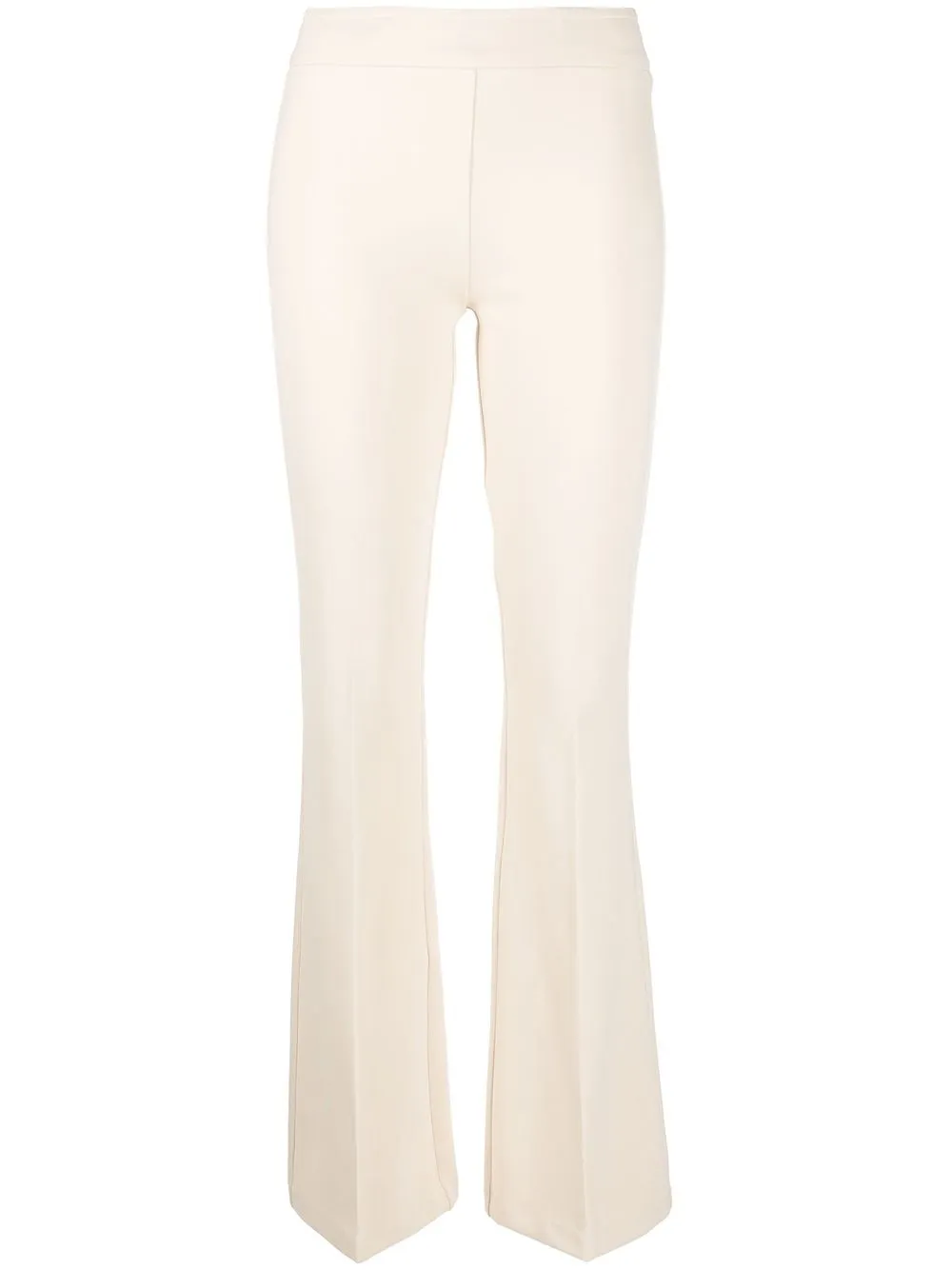 

Blanca Vita mid-rise flared trousers - Neutrals