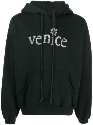 ERL Venice logo-print Hoodie - Farfetch