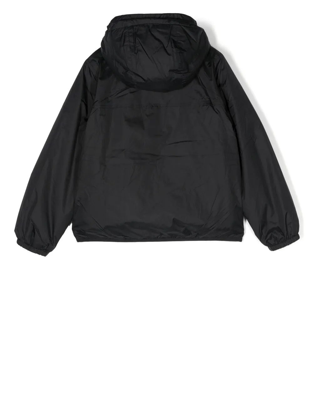 K-Way logo-patch hooded jacket | Boys Rainwear | Image 2