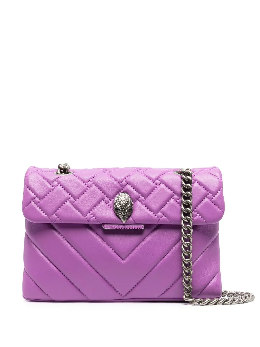 

Kurt Geiger London quilted leather shoulder bag - Purple