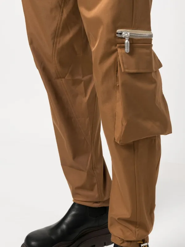 ★SCULPTOR★ Cuffed Hem Cargo Trousers DKhaki SC23A460KH 비주얼에이드 - [SCULPTOR] Cuffed Hem Cargo Trousers - D.Khaki