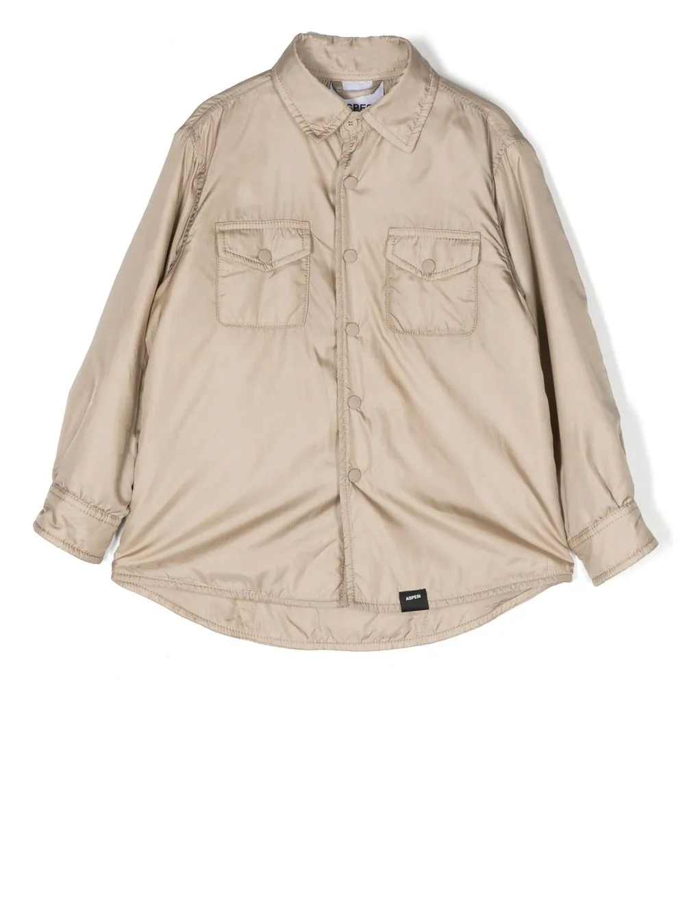 

Aspesi Kids patch-pocket shirt jacket - Neutrals