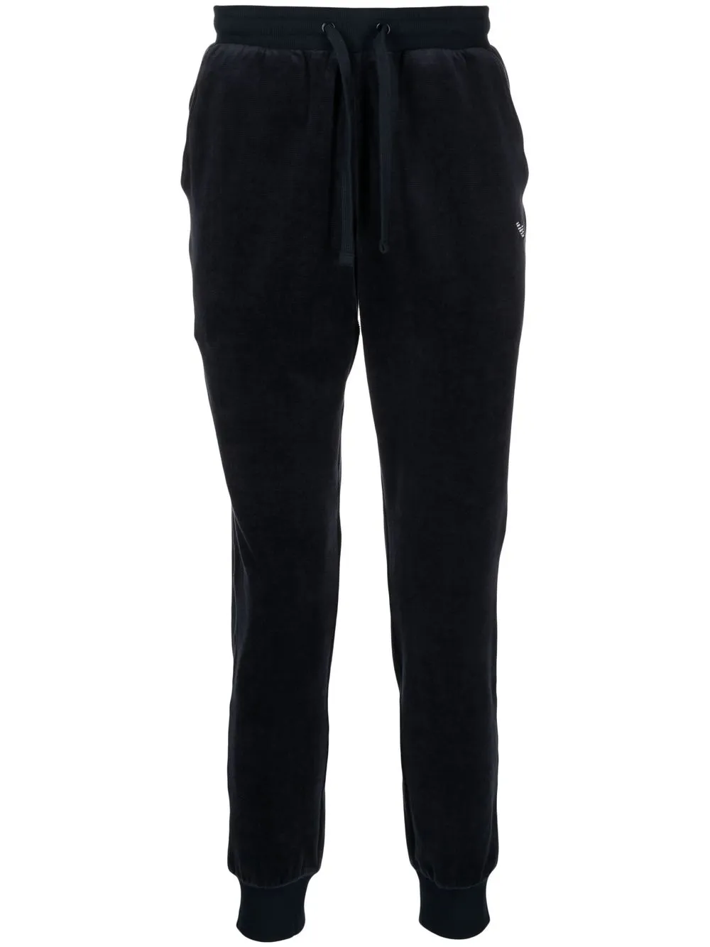 

Emporio Armani velour drawstring track pants - Blue